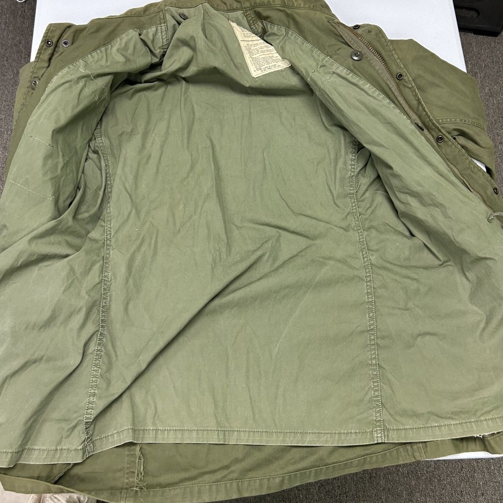John Ownbey M-65 Field Jacket Mens Small Long Green Military OG-107 DLA100-80 - Picture 3 of 7